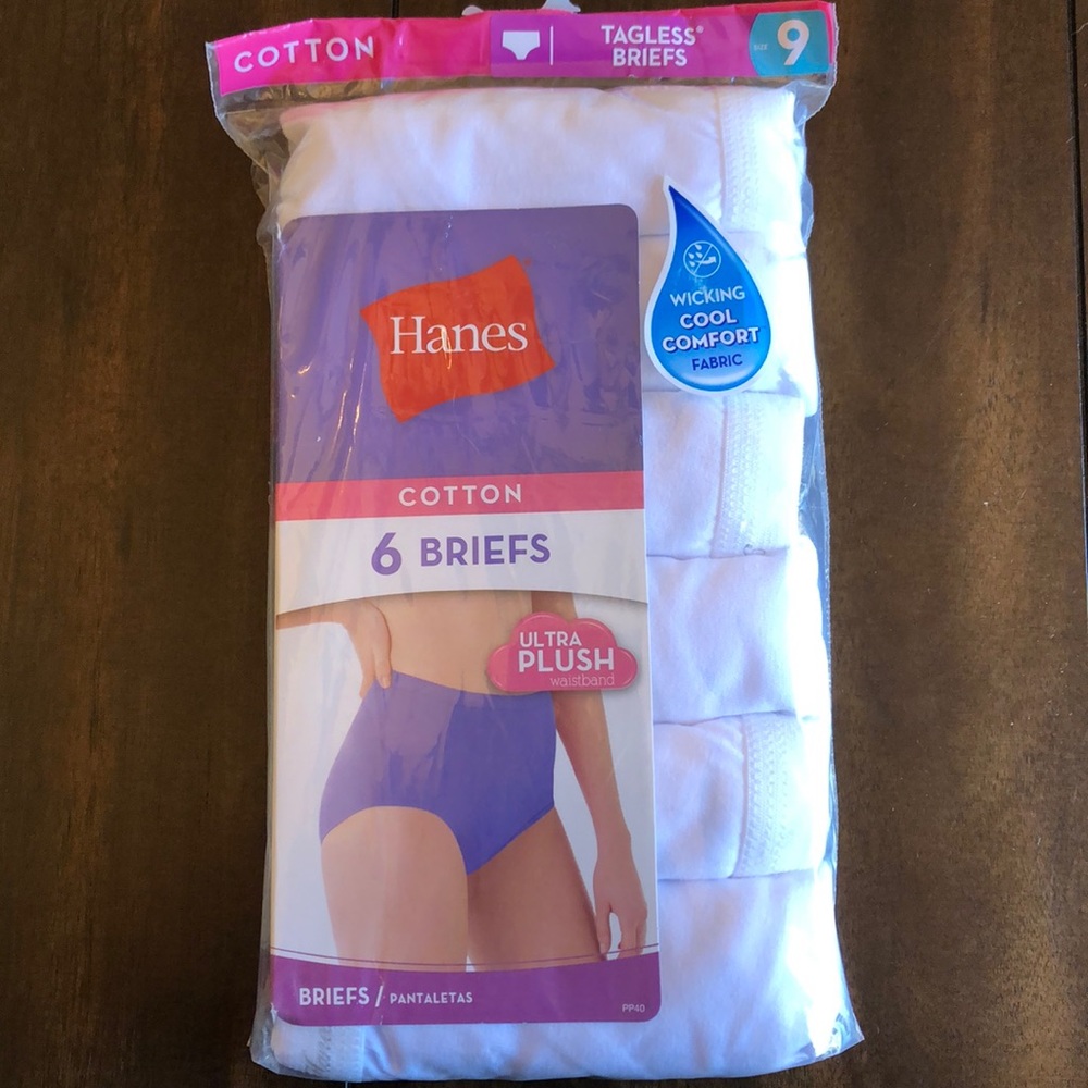 New Hanes 6pk Cotton Briefs